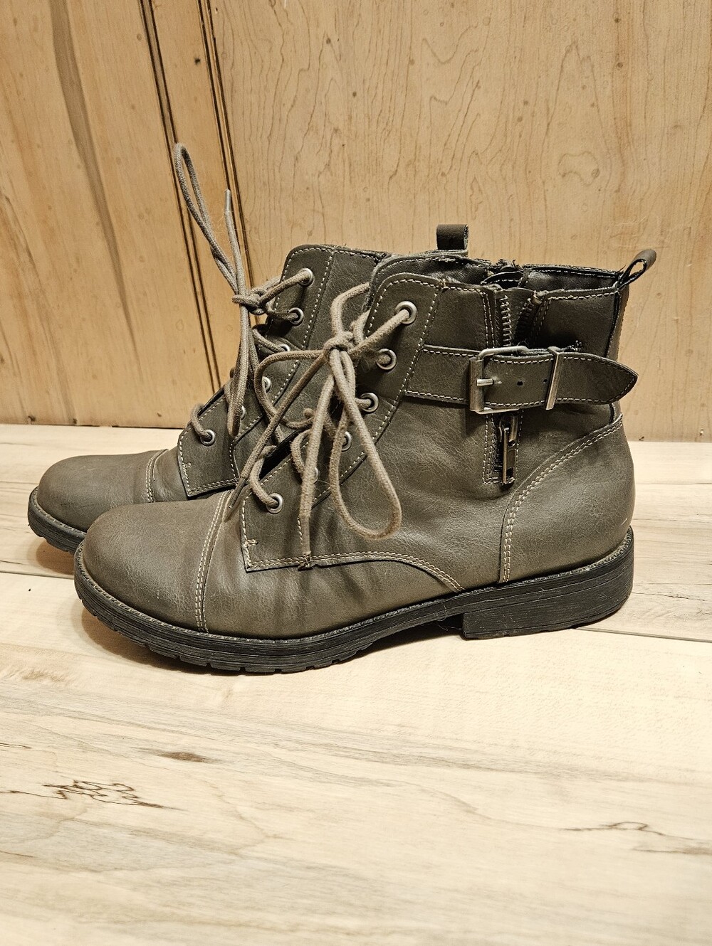 Madden Girl Combat Boots